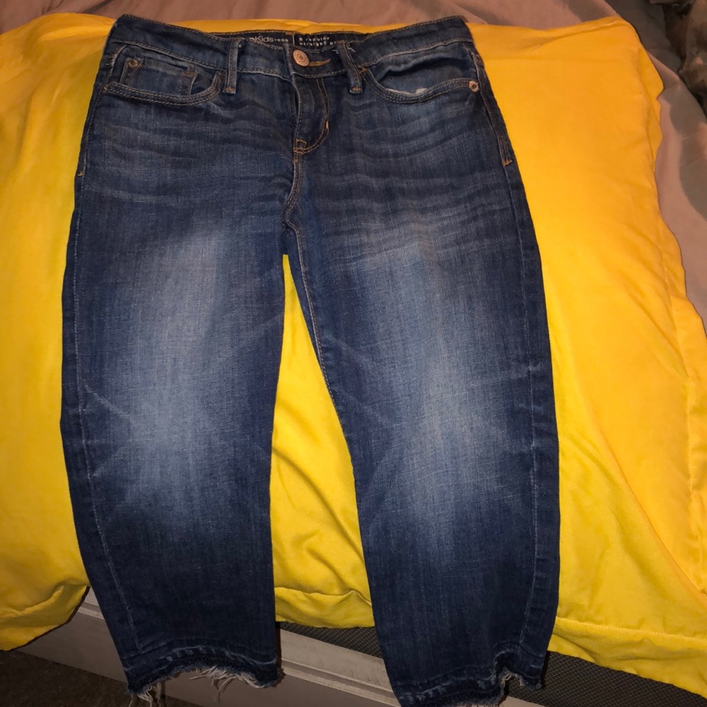 Girls Denim Capris